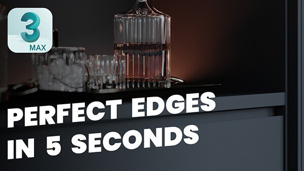 021_More PHOTOREALISTIC renders Best method to chamfer the edges in 3ds max
