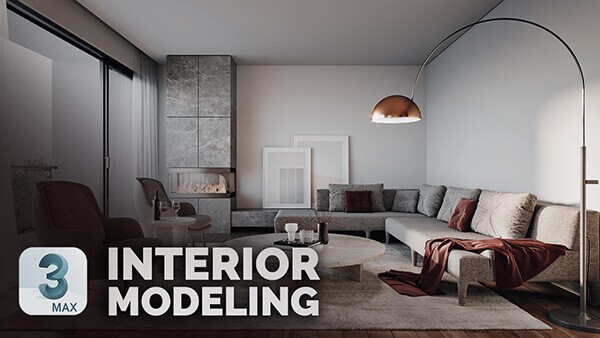 061_Modeling Interior in 3ds Max