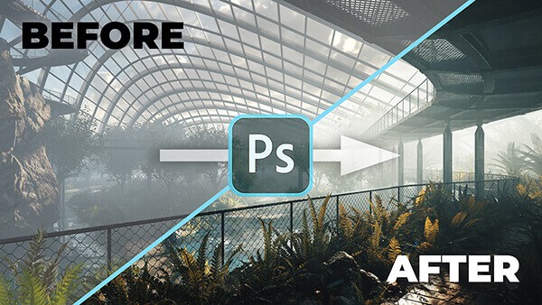 082_Exterior visualization – the post-production process in PS (Part 1)